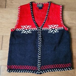 Vintage Woolrich 100 % Cotton Knit Vest